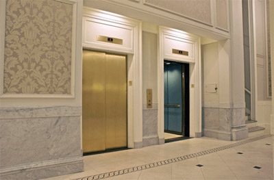 Photo 1. Smoke detectors in elevator lobbies — yes? no? maybe?