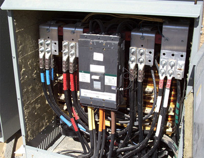 Photo 3. Step-down transformer which is providing the second voltage in the same premise thus triggering the requirement for proper identification of branch circuits