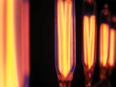 Vacuum tubes operate on a principle known as thermionic emission