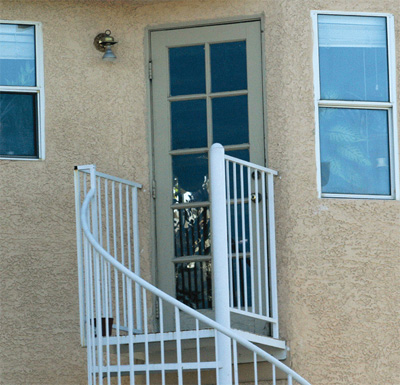 Photos 6 and 7. Balconies which now require receptacles could be a challenge for enforcement.