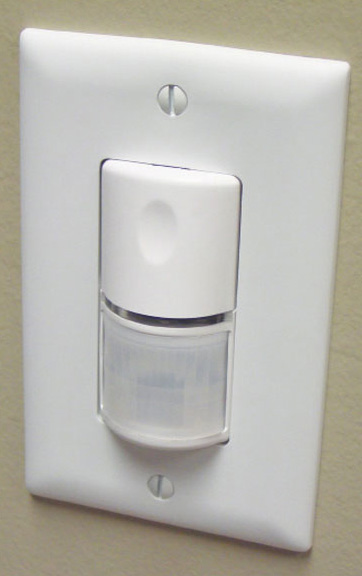 Photo 2. Typical occupancy sensor switch