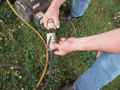 Photo 3. Cord caps and other equipment can be damaged during the road trip.