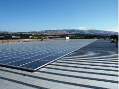 Photo 11. One megawatt PV array on a single building 