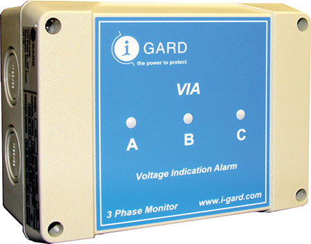 Photo 4 shows a ground fault detection device that can be used to satisfy Rule 10-106. Photo provided by i-Gard.