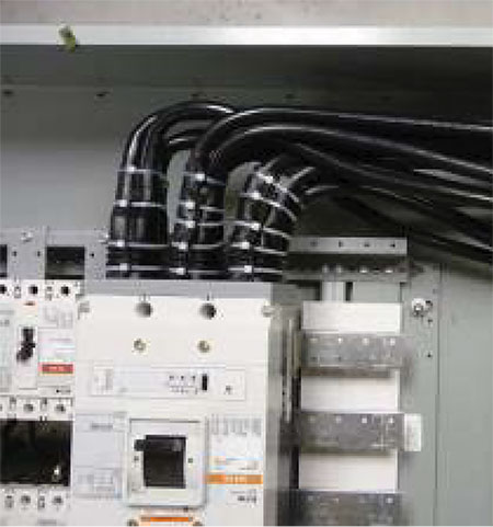 Figure 4. Barriers installed on the line side of service equipment