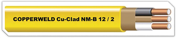 Figure 10. Copperweld Cu-Clad NM-B 12/2