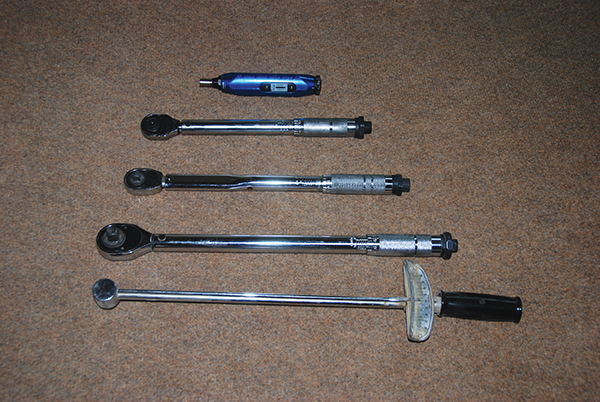 Photo 2. Various sized torque tools are necessary for making code-compliant electrical connections.