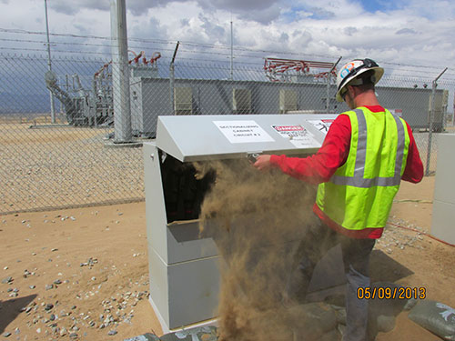 Photo 4C. 35 kV Sectionalizing cabinet