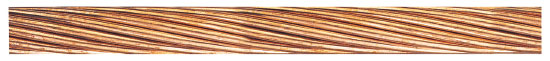 Photo 2. A Bare Copper Conductor typically used for bonding of equipment and system grounding. Courtesy of Nexans Canada Inc.
