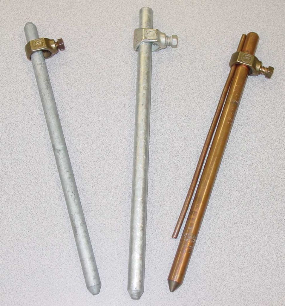 Figure 4. Various ground rods.