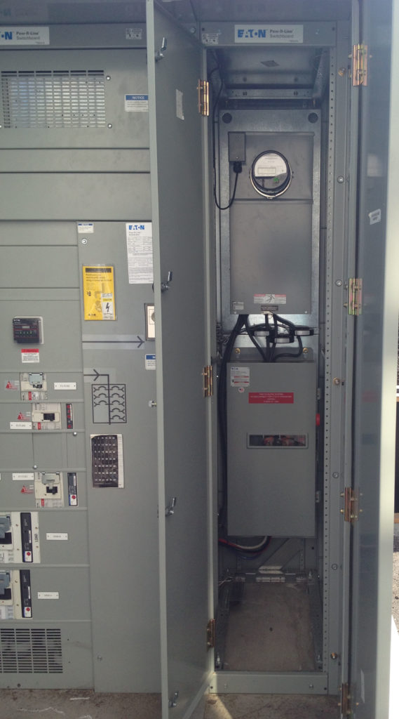 Photo 1. Supply-side power production system interconnections in switchboards