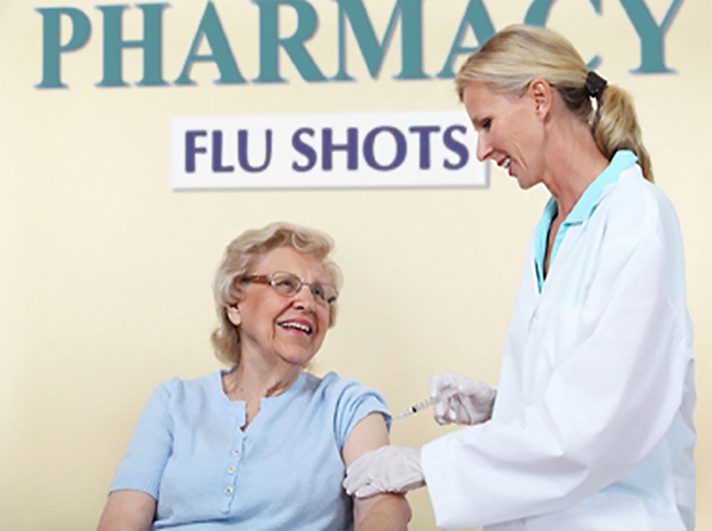 Photo 1. Pharmacies providing flu shots are not required to comply with Part II of Article 517