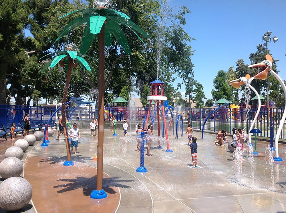 Photo 4. Splash pads are now covered in Article 680 of the NEC.