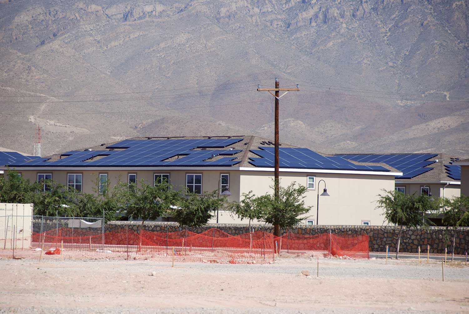 PV system on roof in desert climate. National Electrical Code and PV systems