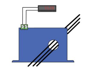 Figure 6. An example of a ground-fault sensor designed for use for industrial settings is the AGT model, which has a 0.74-in (19 mm) aperture. It responds within 600 ms to a 90% step change in current and puts out an analog signal proportional to the sensed current.