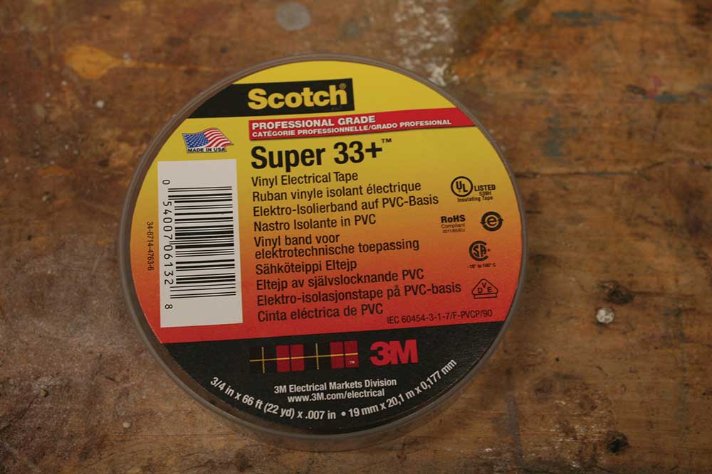 Photo 3. Picture of sunlight resistant tape that can be used to satisfy Rule 2-136.