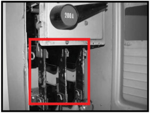 Figure 4. One of the reasons each piece of equipment in the study should be verified and assessed before making any assumptions. Missing Fuses in this case.