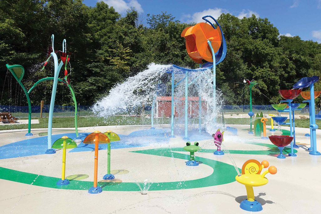 Photo 5. Equipotential bonding requirements for splash pads were clarified