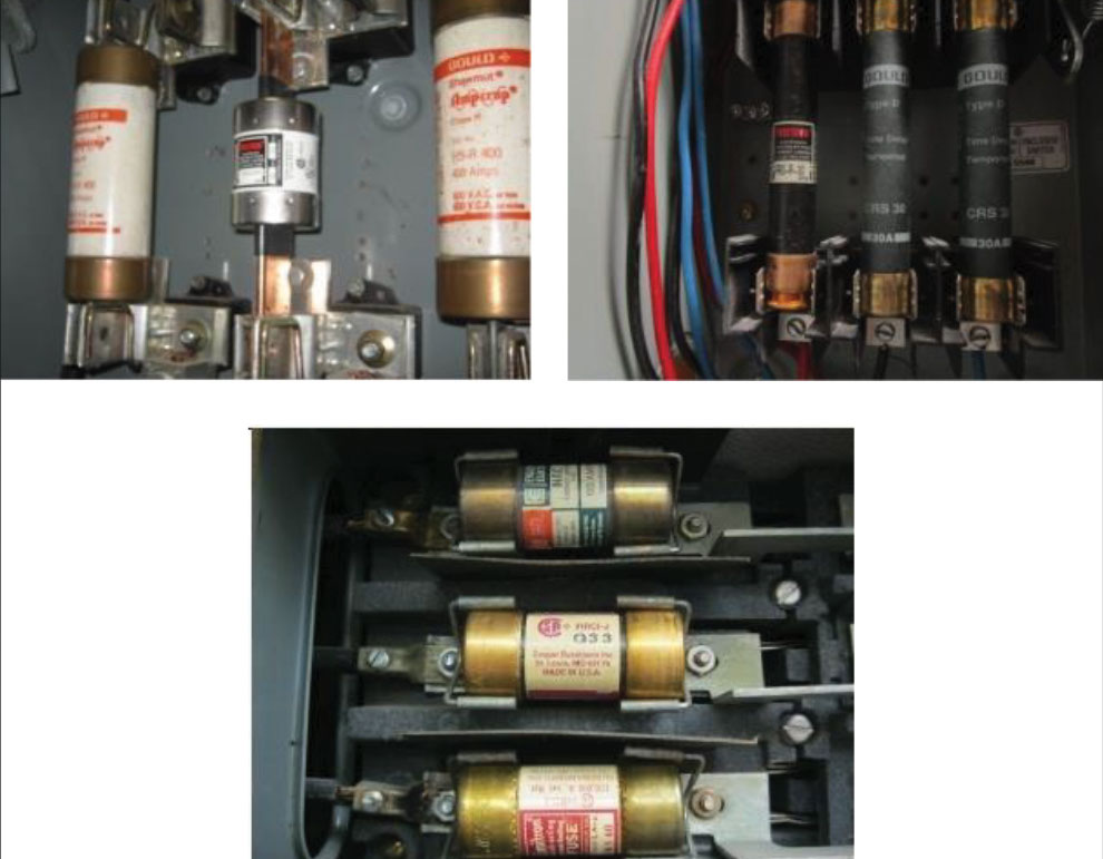 Figure 5. Fuse mismatch as an example of a very common code violation.