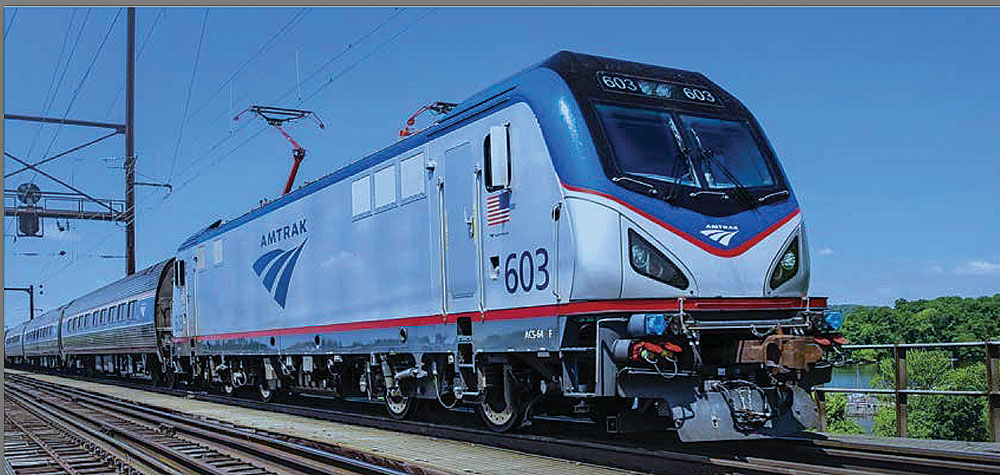 Photo 5. Siemens ACS-64 electric locomotive used by AMTRAK. Courtesy of Siemens Mobility Inc.
