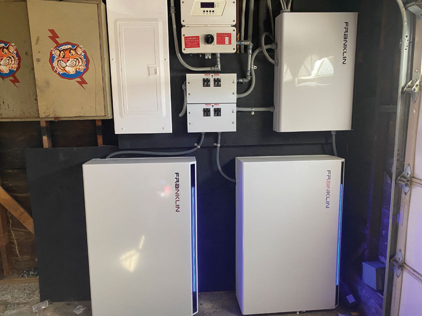 Figure 5. Garage-Installed MID with Energy Storage and PV and EMS Backup Loads Panel